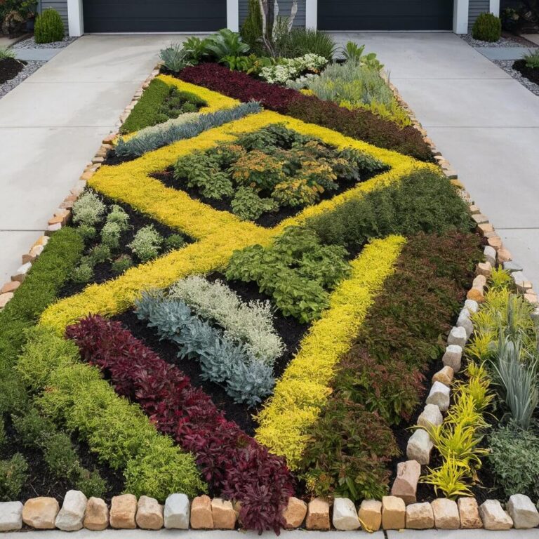 15 Stunning Driveway Flower Bed Designs to Enhance Your Curb Appeal