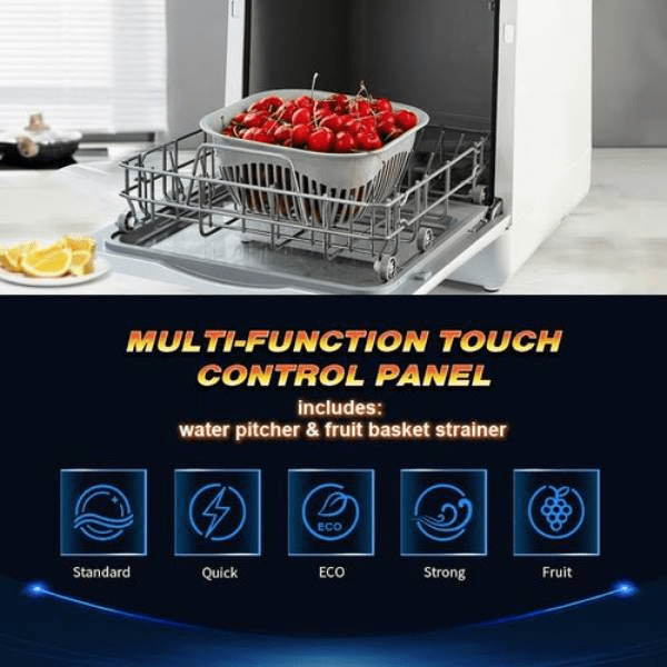 KAPAS Countertop Portable Dishwasher Review
