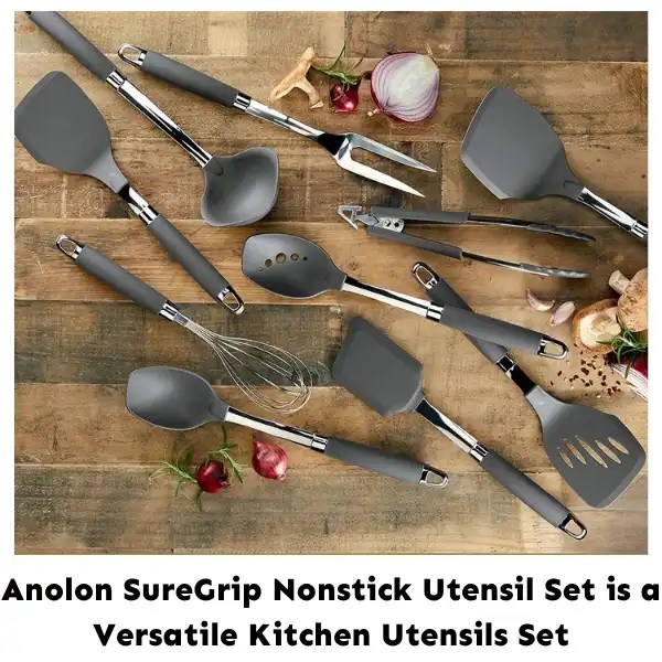 Anolon SureGrip Nonstick Utensil Kitchen Set (Tested & Reviewed)