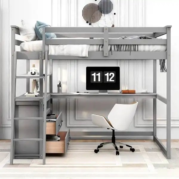Harper & Bright Designs Full Size Loft Bed Review 2023