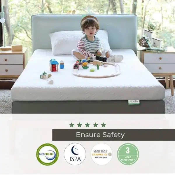 Novilla 4 Inch Foam Mattress Topper For Dorm Bed (Tested & Reviewed)