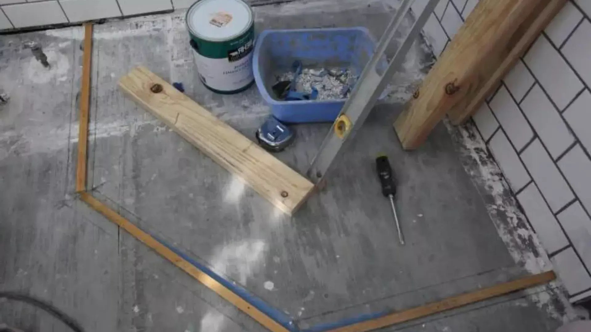 How to Build a Shower Base for Walkin Shower?