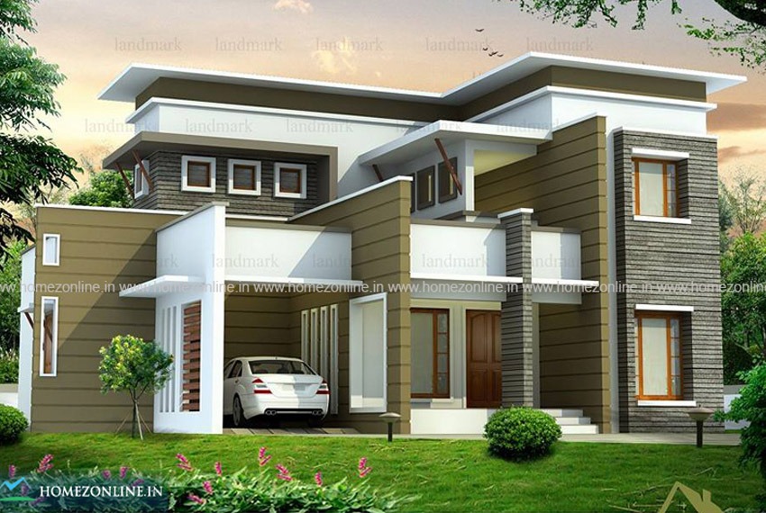 2200 square feet home in a stunning flat roof style