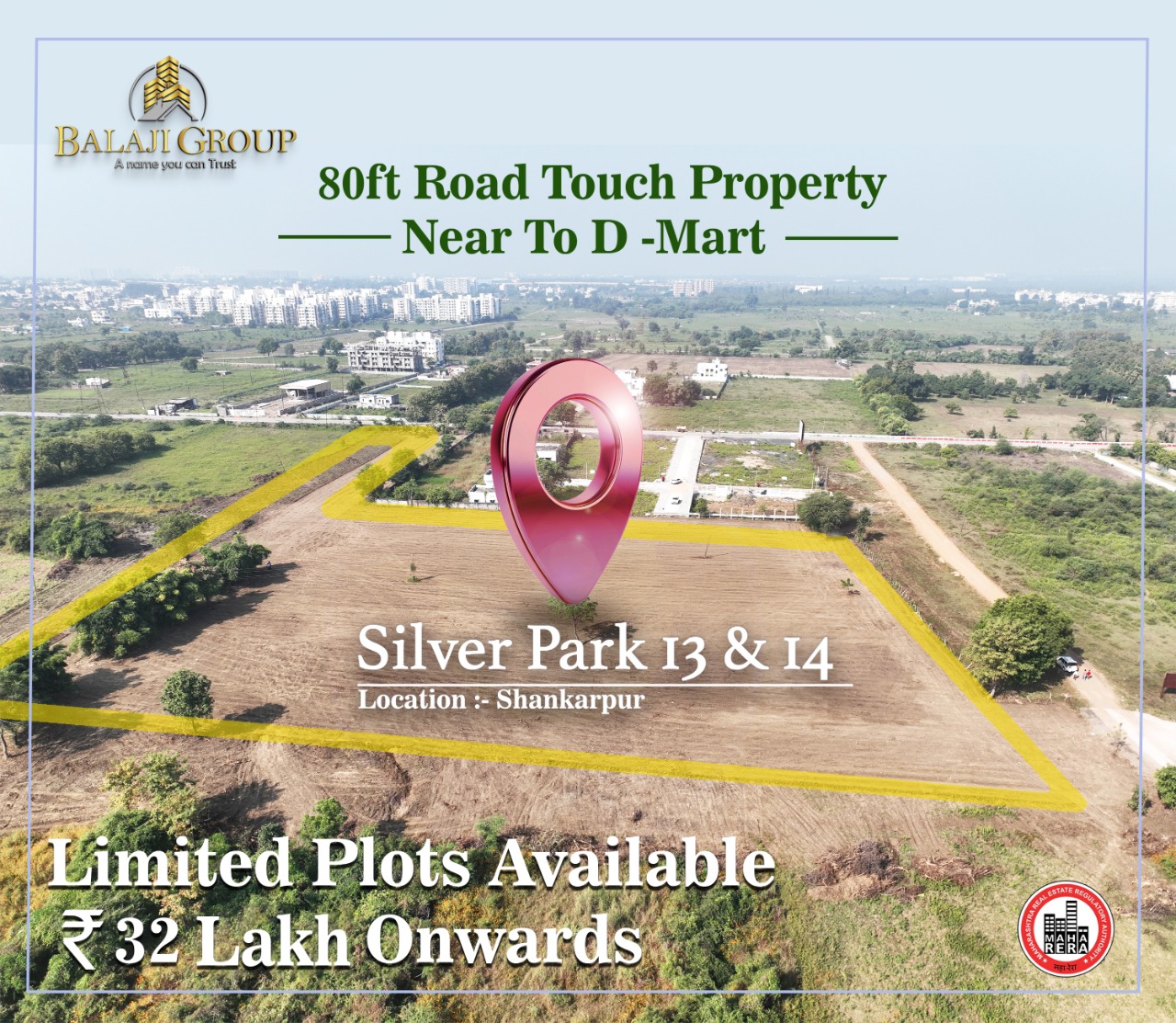 Residential Plots for Sale in Beltarodi Road, Nagpur