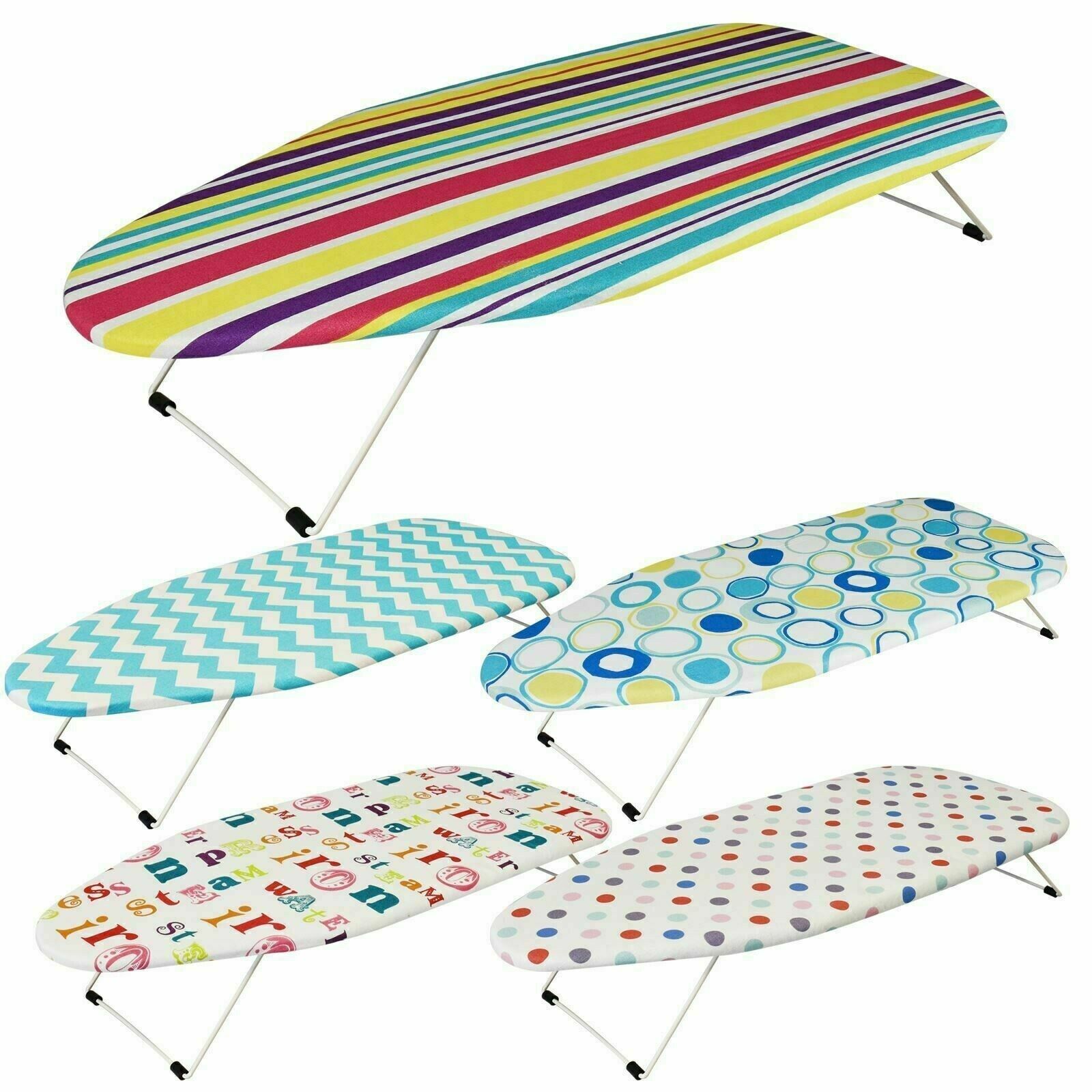 Folding Table Top Iron Board Travel Campaign Compact Light Weight Cloth