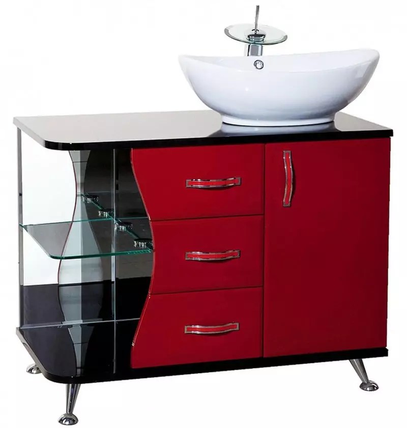 Раковина с тумбой в ванную комнату