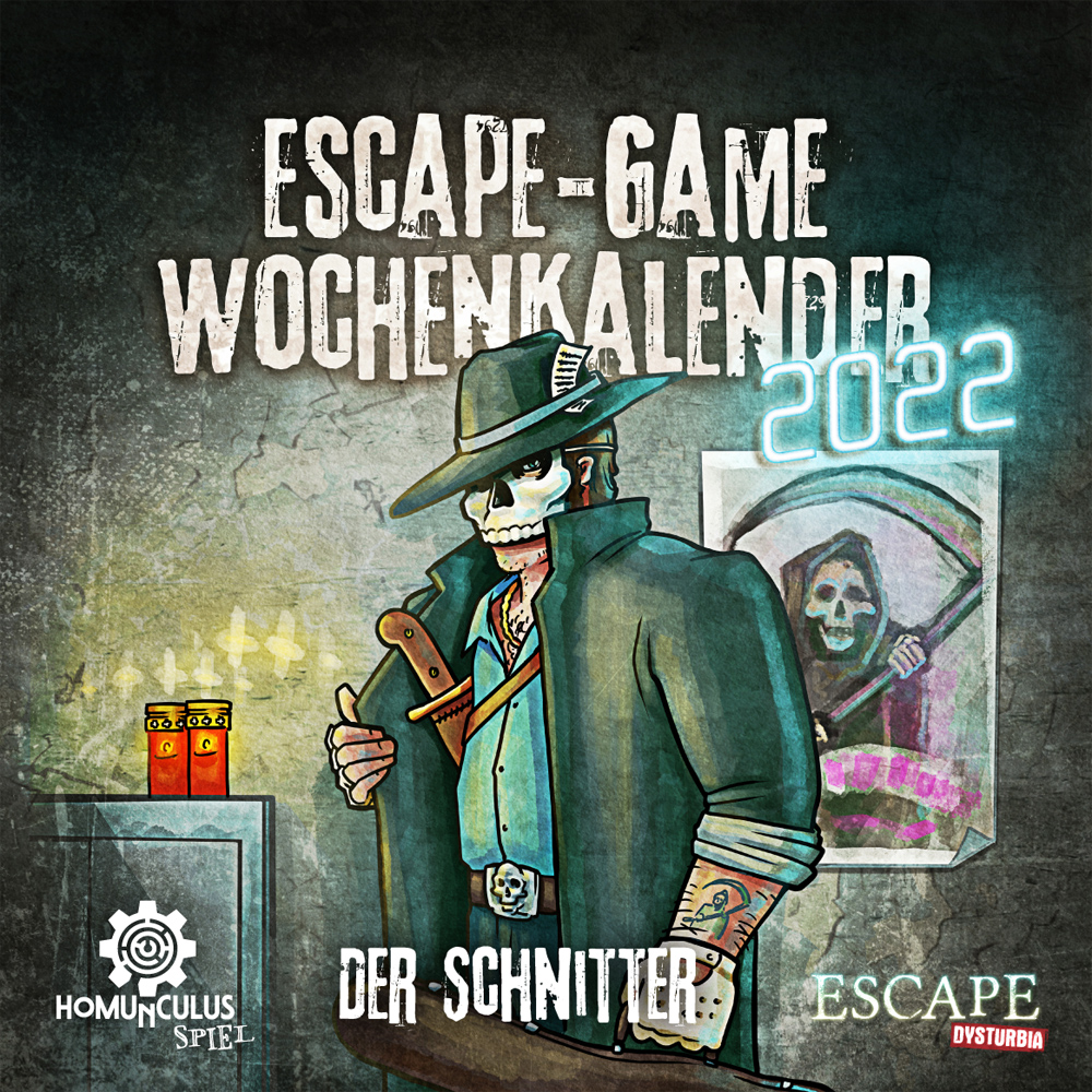 Escape-Game-Wochenkalender 2022: Der Schnitter – Homunculus Spiel