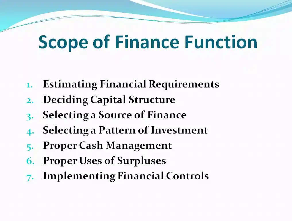 Finance Function Meaning, Definition, Nature and Scope Honable