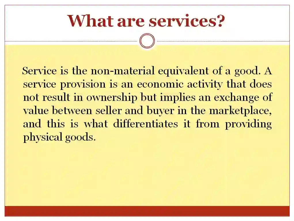 What are services? Meaning and Characteristics Honable