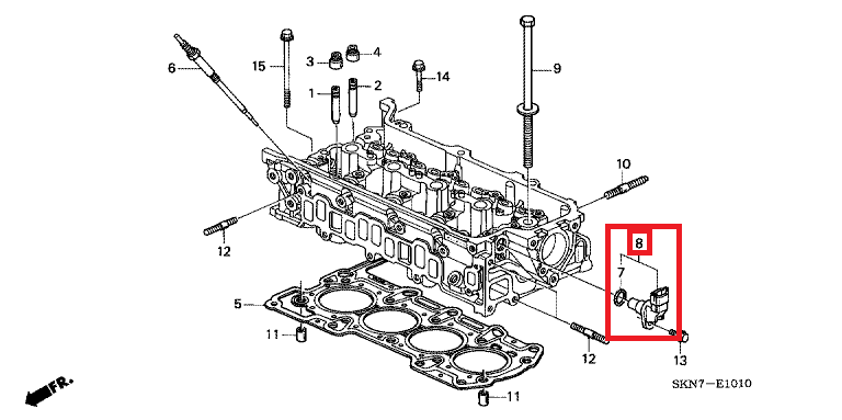Honda CR-V 2001-2006 Camshaft Sensor | Honda Direct Parts