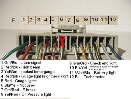 99-00 civic Si cluster swap into EF How To (pics) | HondaSwap.com