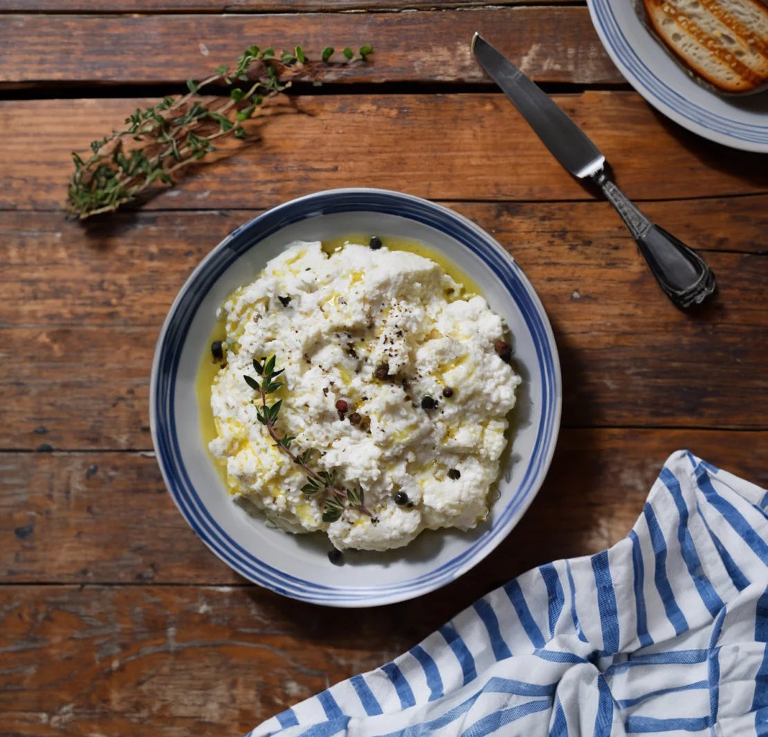 Homemade Goat's Milk Ricotta Cheese Honest Cooking Recipe