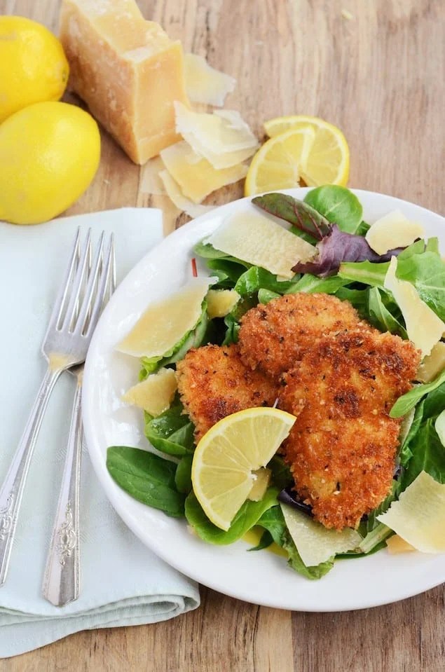 Pan Fried LemonParmesan Crusted Chicken