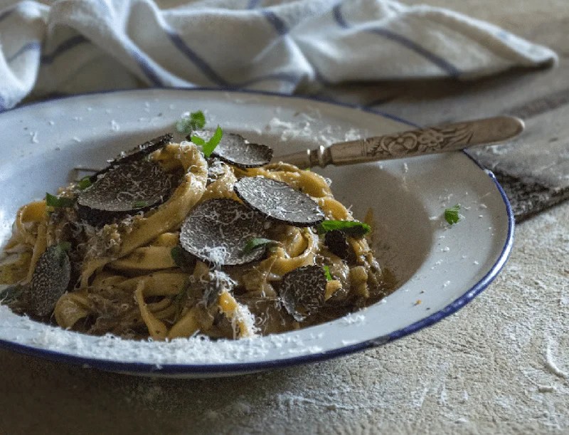 Truffle, Portobello and Porcini Fettuccine