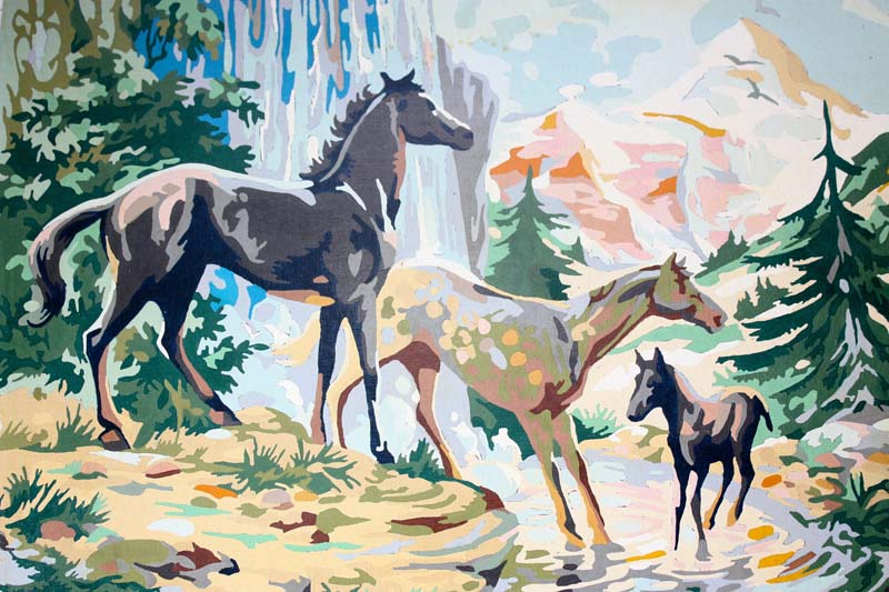 [31+] Retro Paint By Numbers Kits