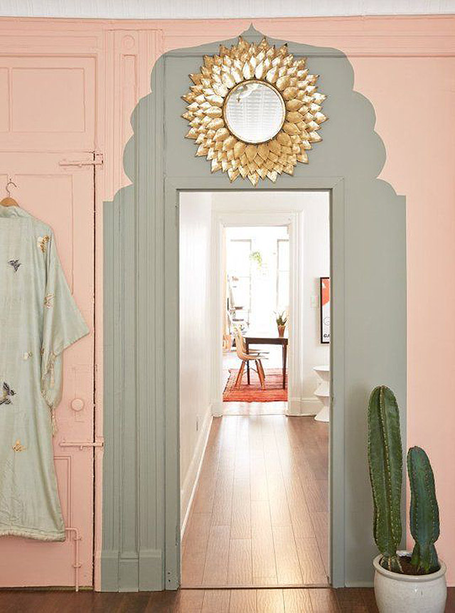 Rose Gold Paint Color For Walls Metallic paint on furniture you can apply with a these behr