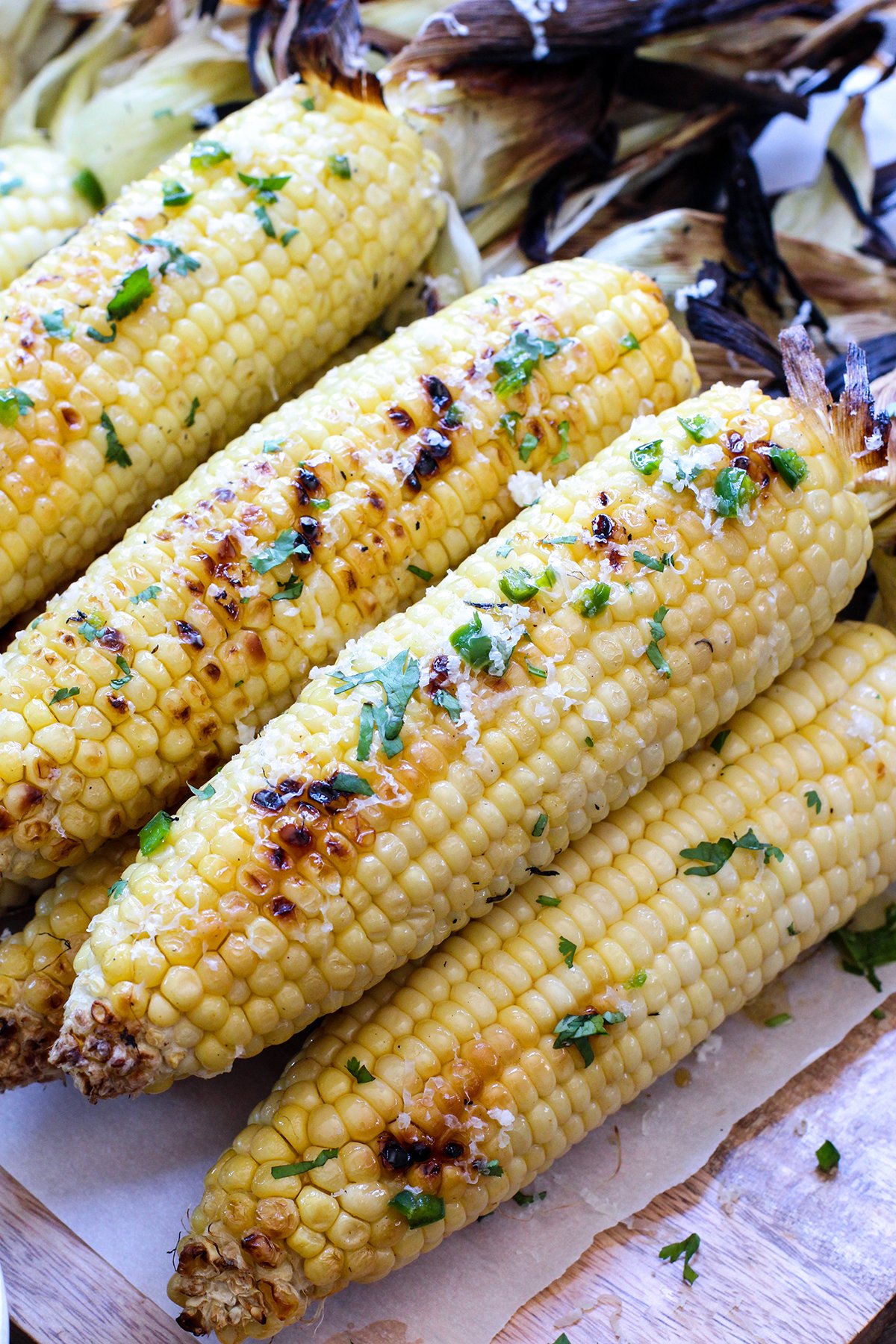 Grilled Corn With Jalapeño Honey Butter HonestlyYUM