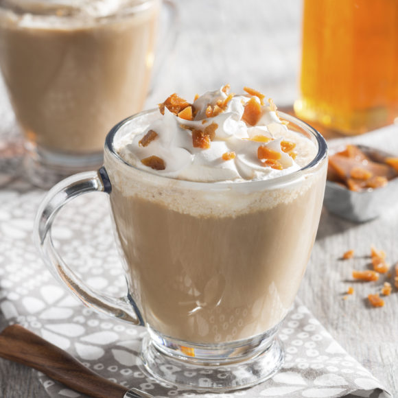 Caramelized Honey Crème Brulee Latte National Honey Board