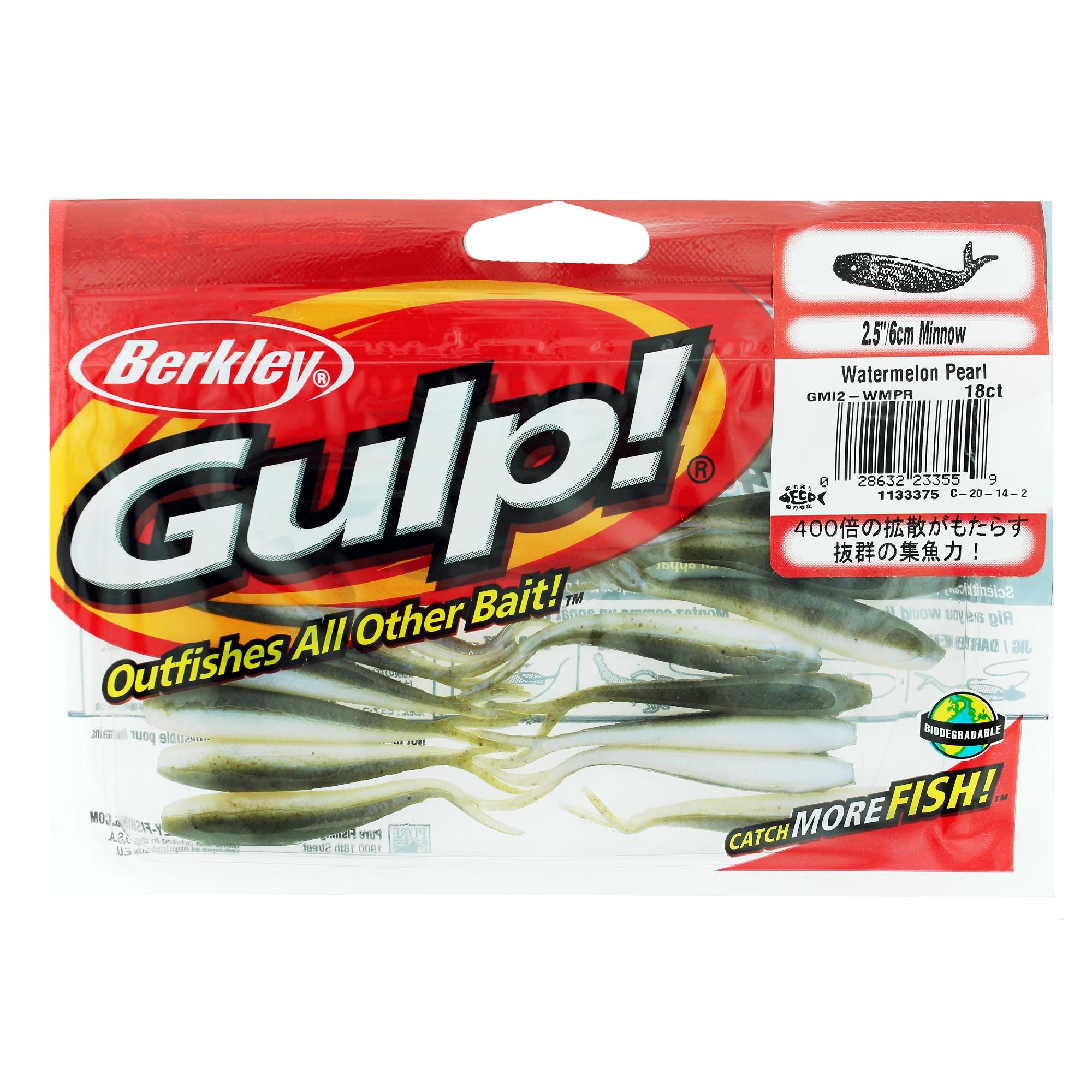 Gulp! Minnow Soft Bait 2 12″ Length, Watermelon Pearl