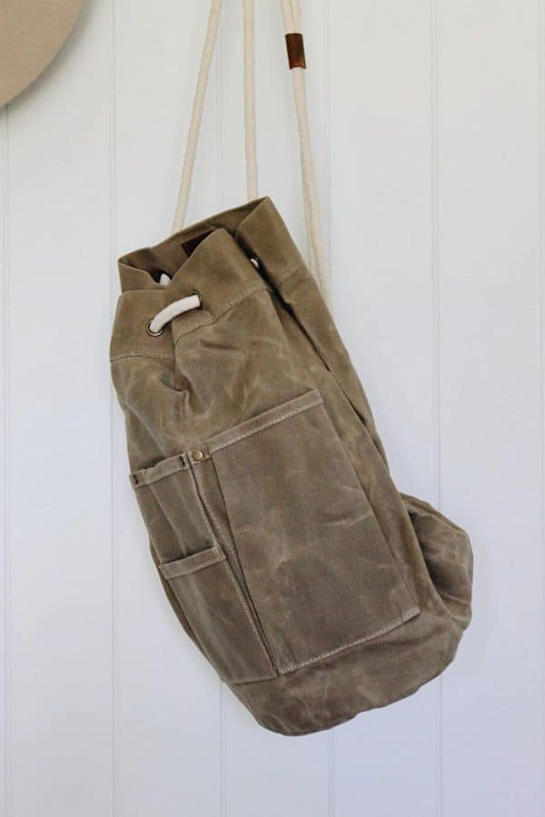 Waxed Canvas Utility Bag Honeysett House