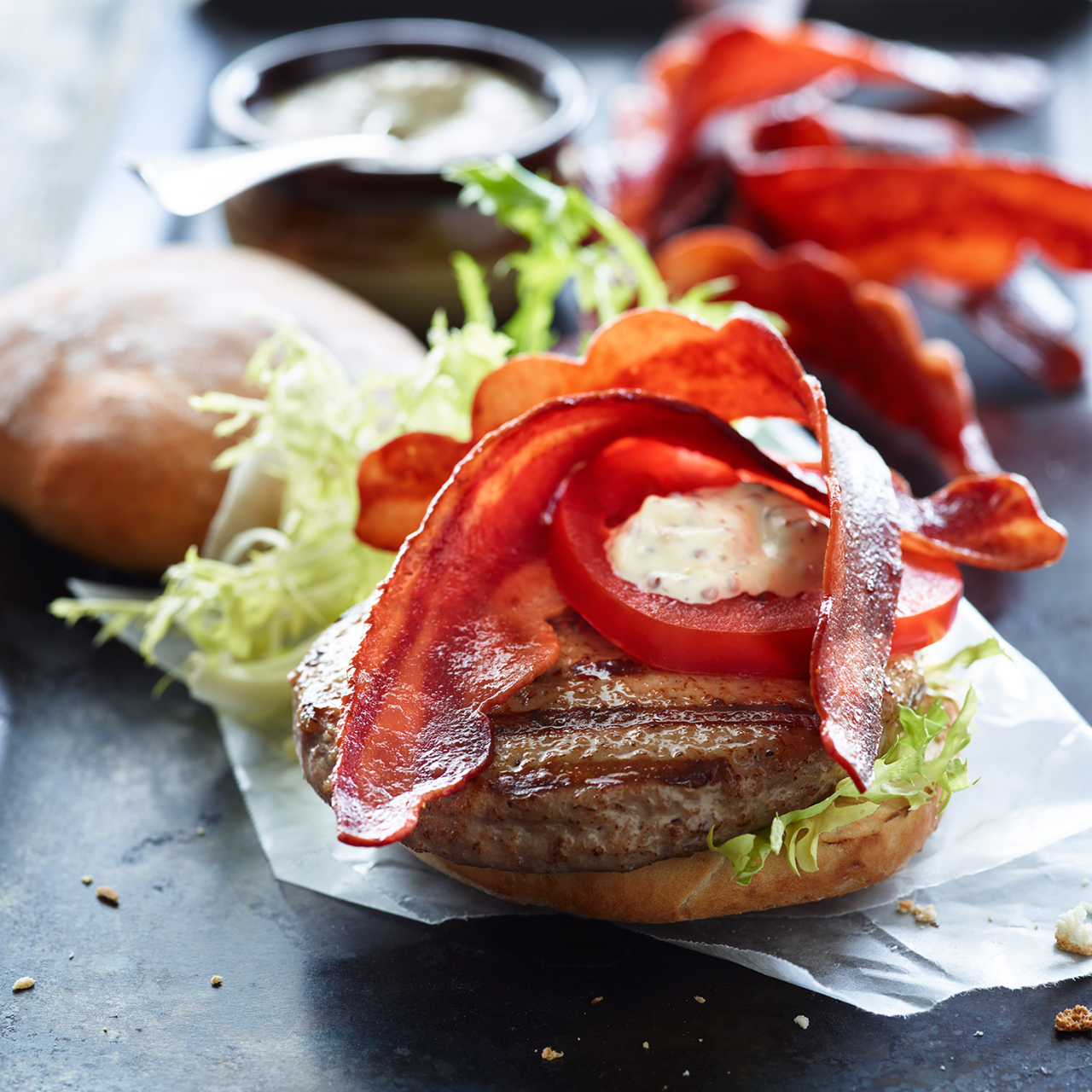BLT Turkey Burger Recipe Honeysuckle White