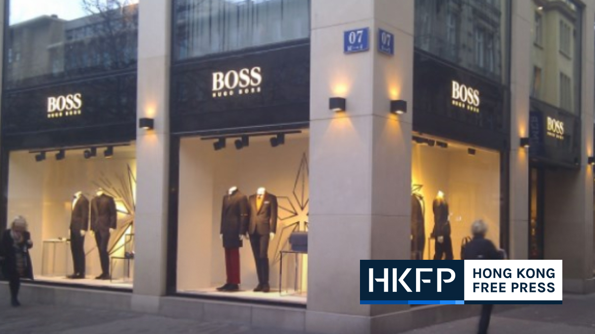 Hugo Boss statement saying it will 'purchase and support' Xinjiang