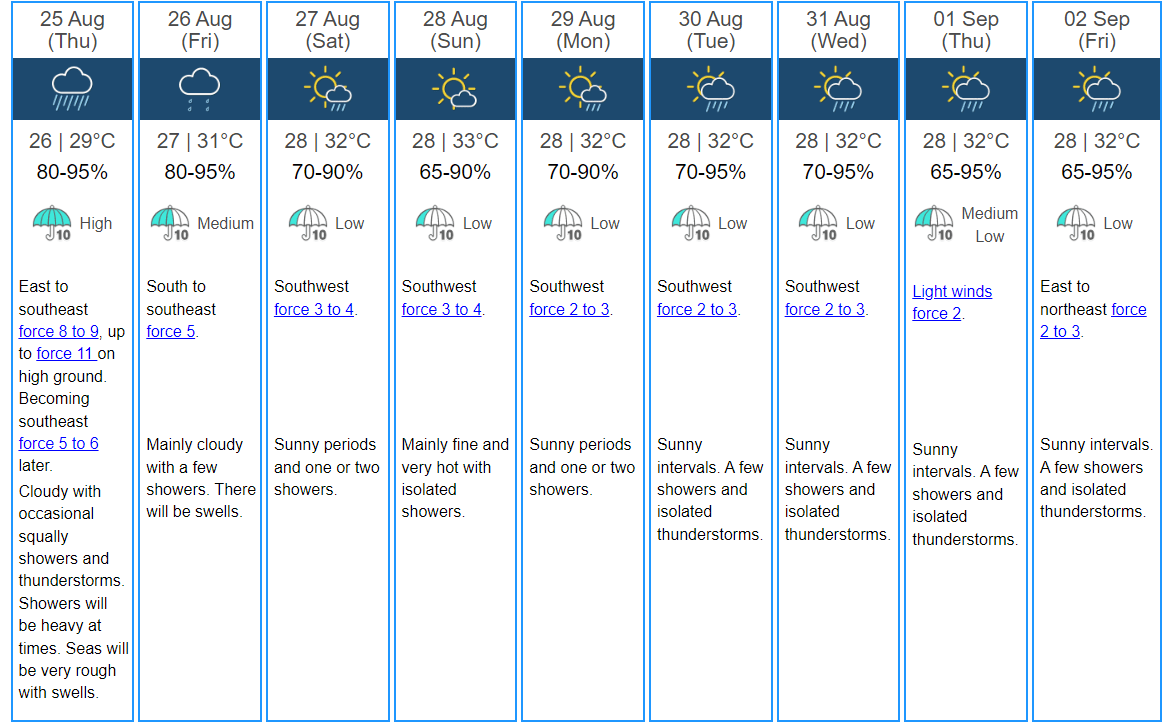 Storm signal No. 8 hoisted as Severe Tropical Storm Maon edges closer