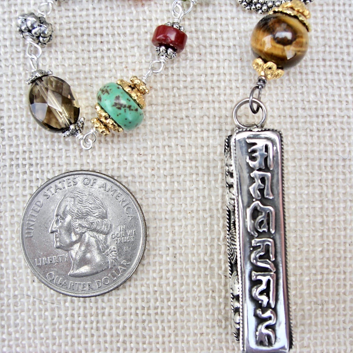 Tibetan Prayer Box Locket Honoring the Sacred