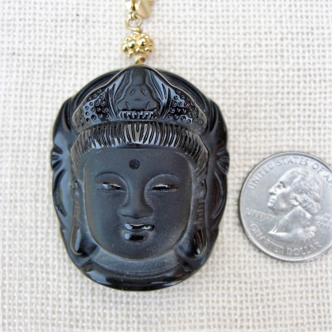 Kuan Yin Pendant Necklace Honoring the SacredHonoring the Sacred