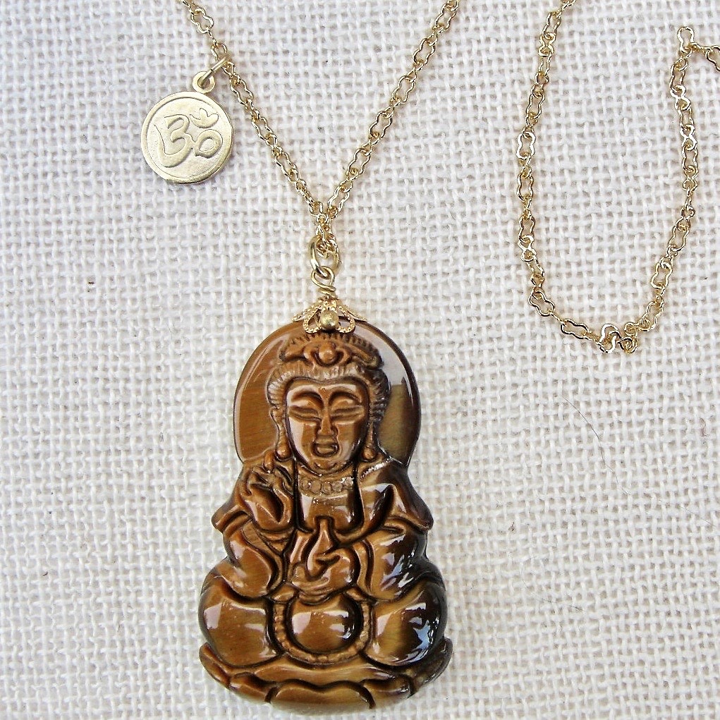 Kuan Yin Pendant Necklace Honoring the SacredHonoring the Sacred
