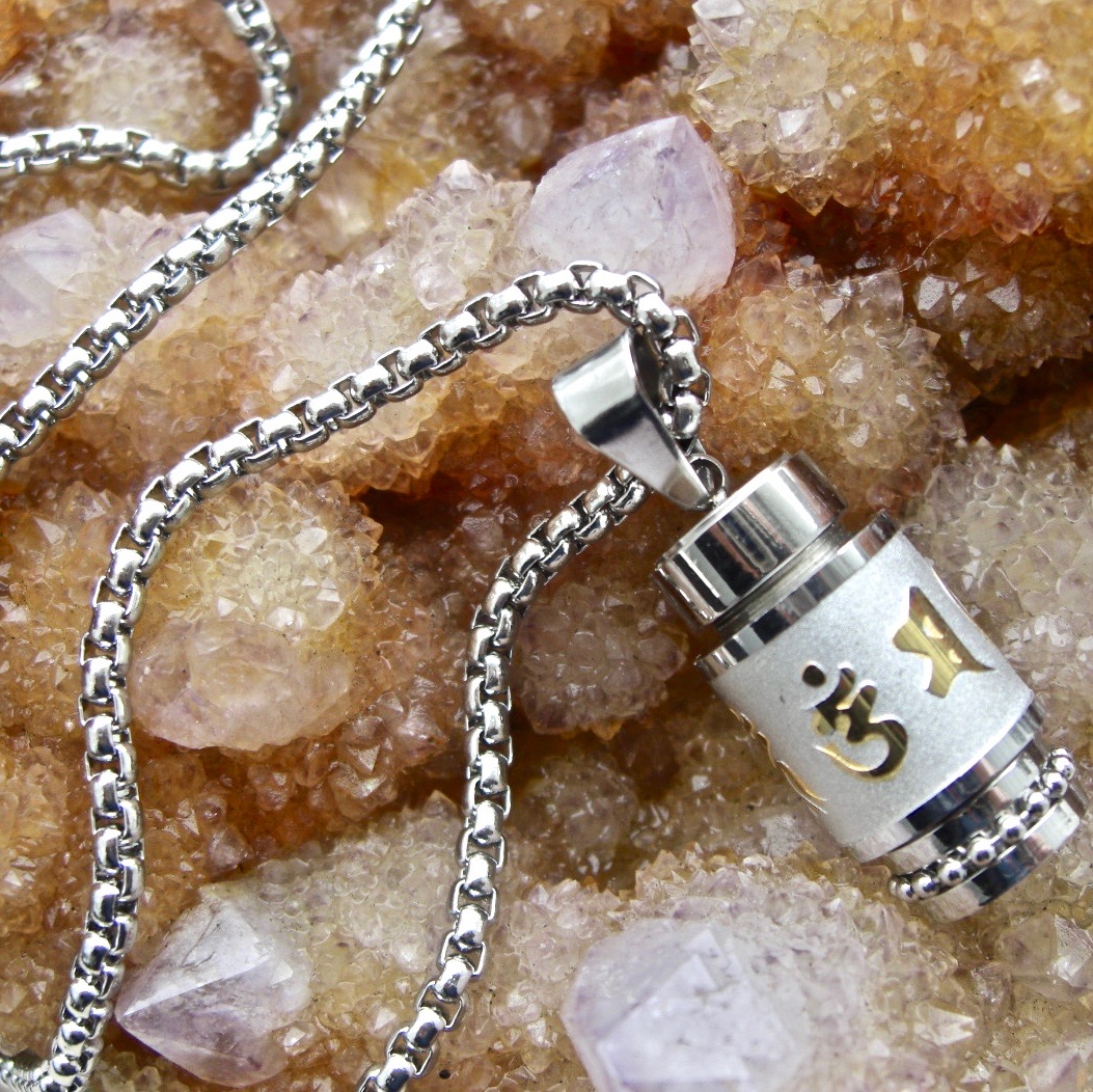 Tibetan Prayer Box Necklace Honoring the Sacred