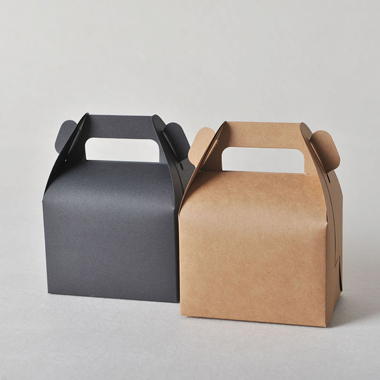 custom disposable kraft paper box packaging for fast food