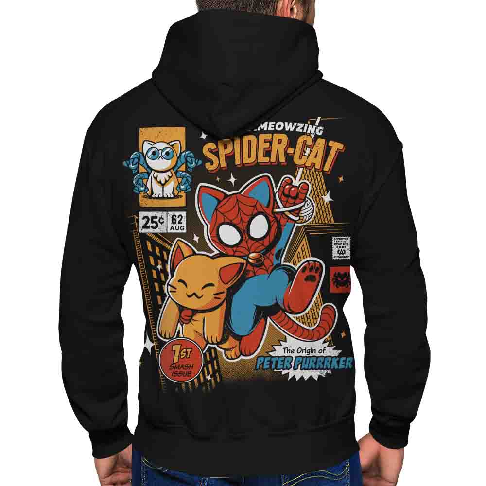 Spider cat ZipUp Hoodie Hoodie Lab