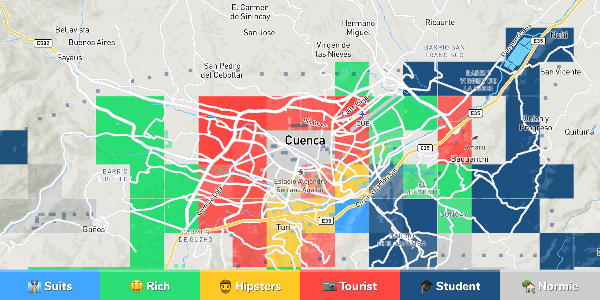 Mapa Cuenca