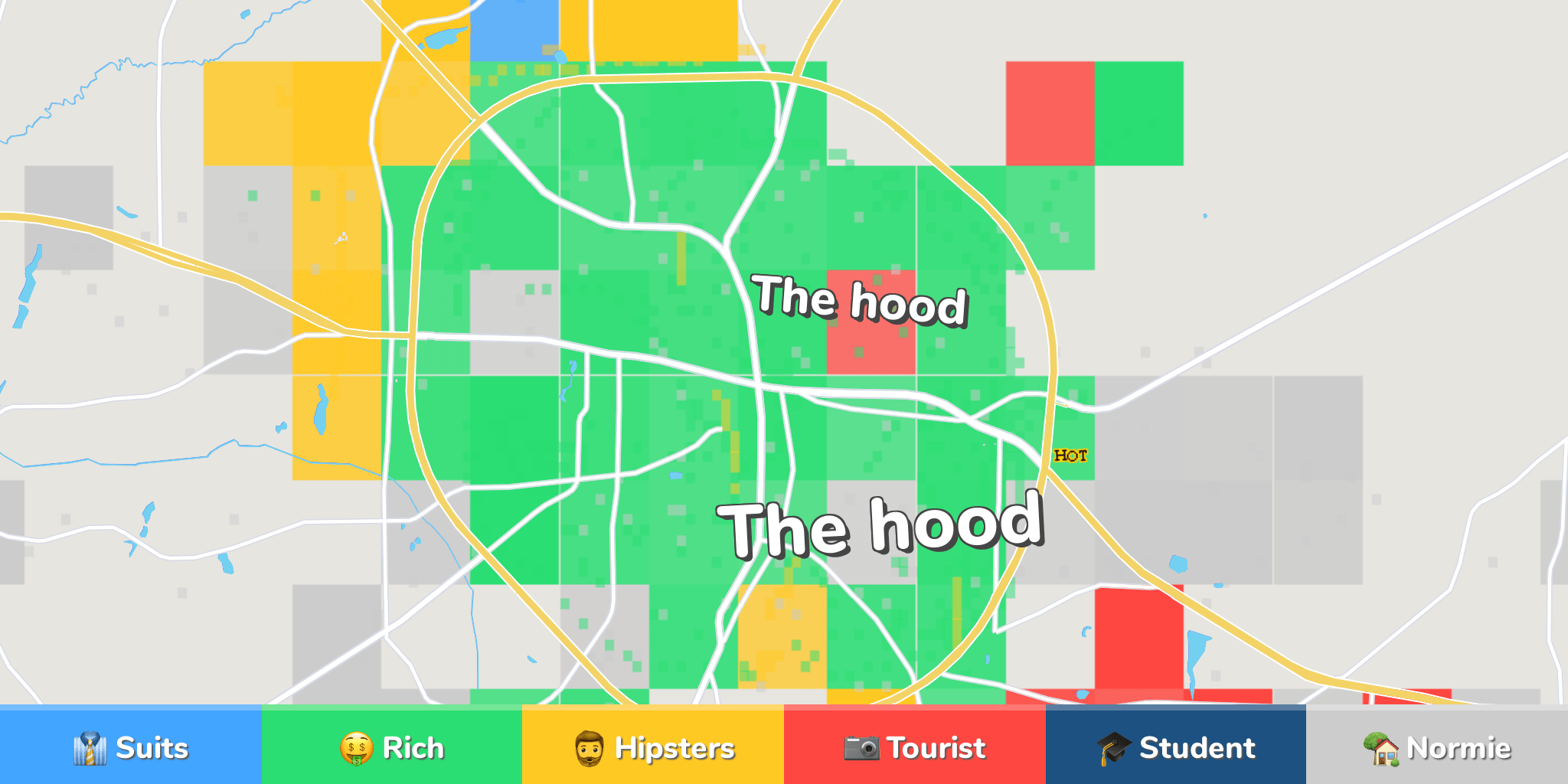 Dothan Neighborhood Map