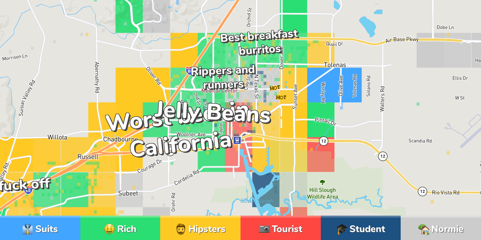 Fairfield Neighborhood Map