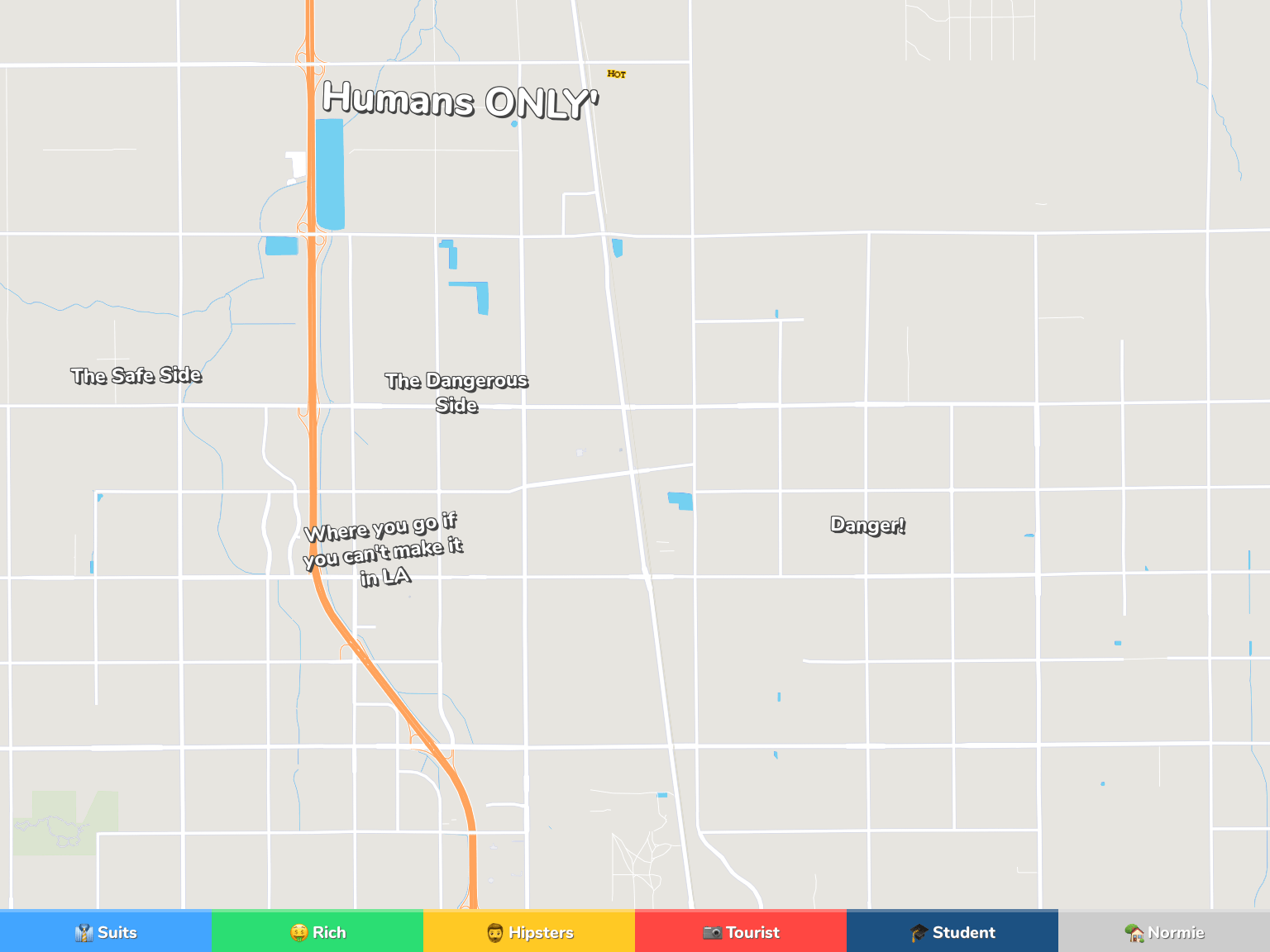 Lancaster Neighborhood Map