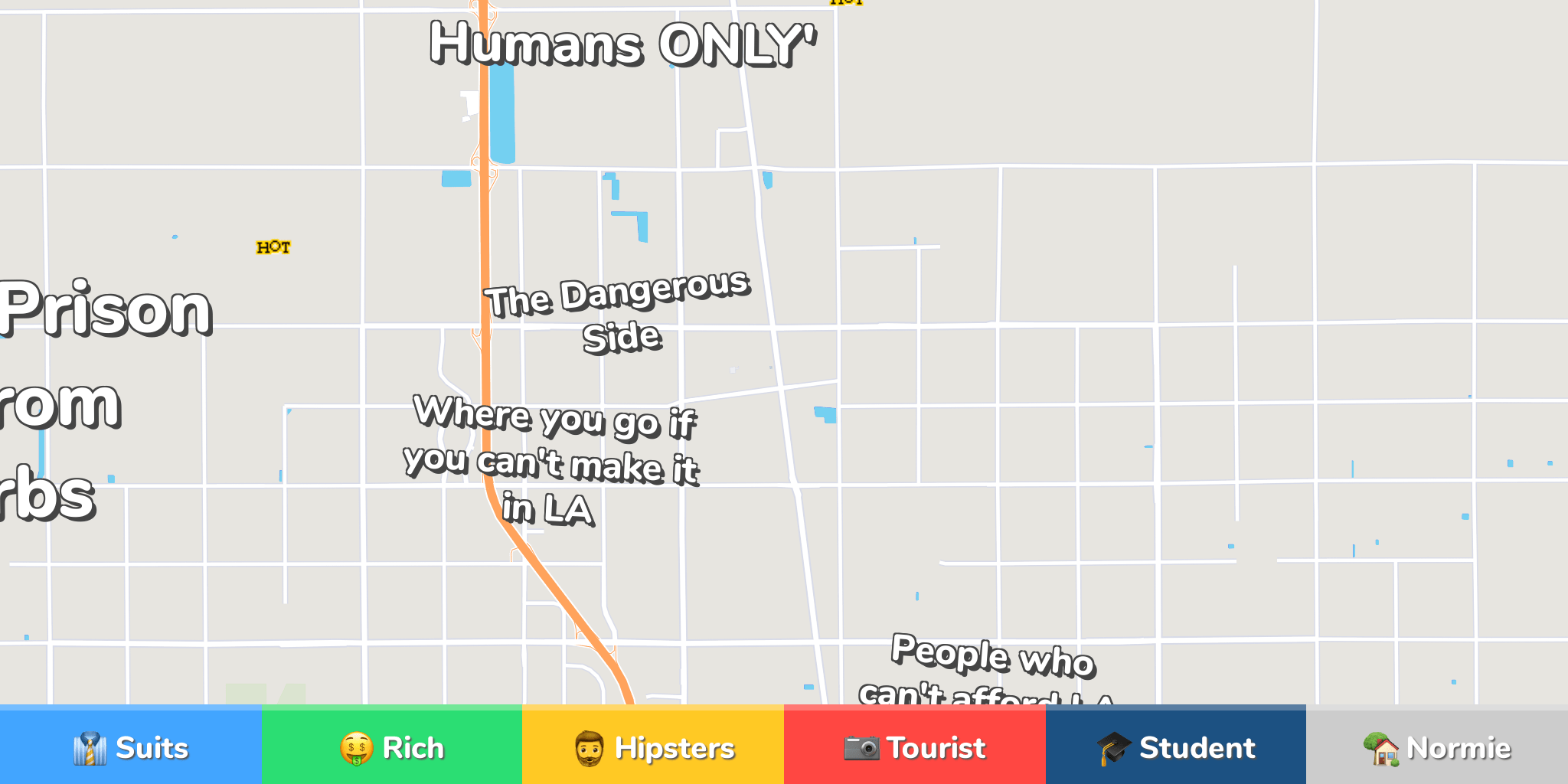 Lancaster Neighborhood Map