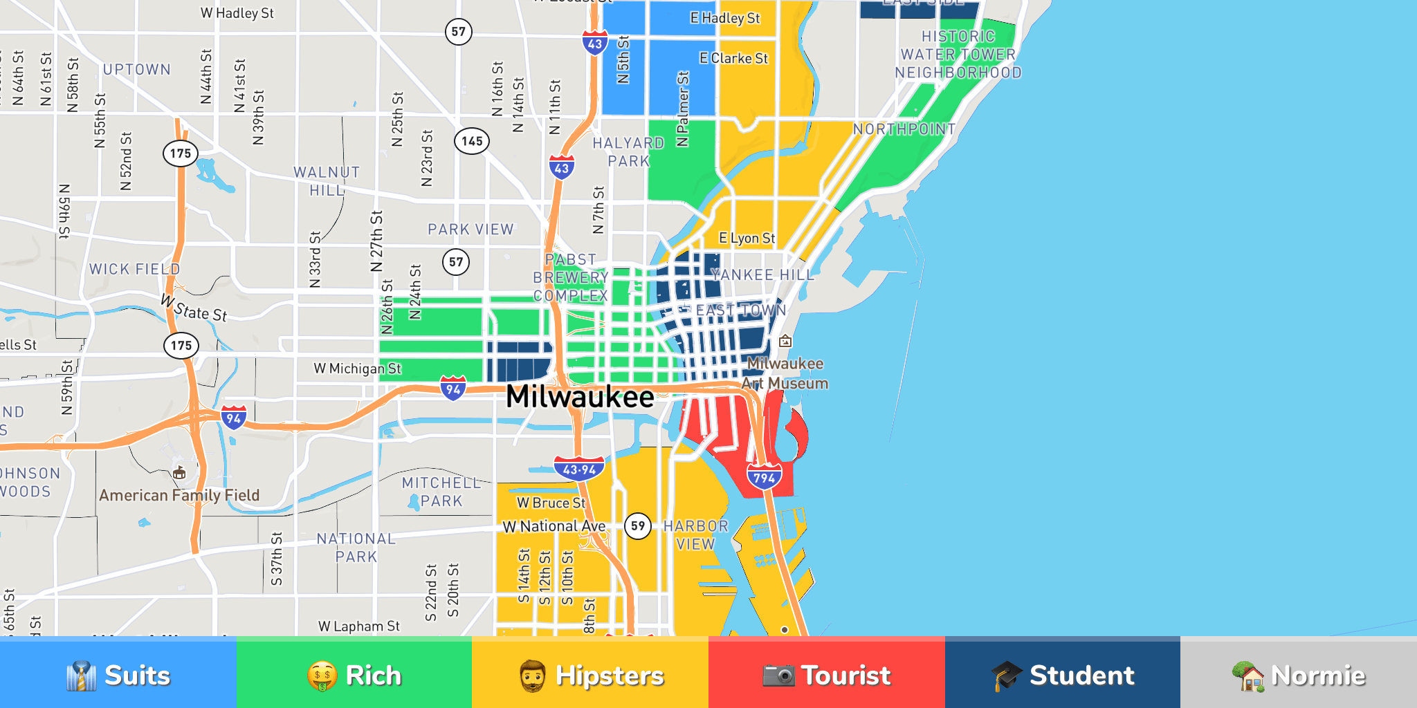 Milwaukee District Map