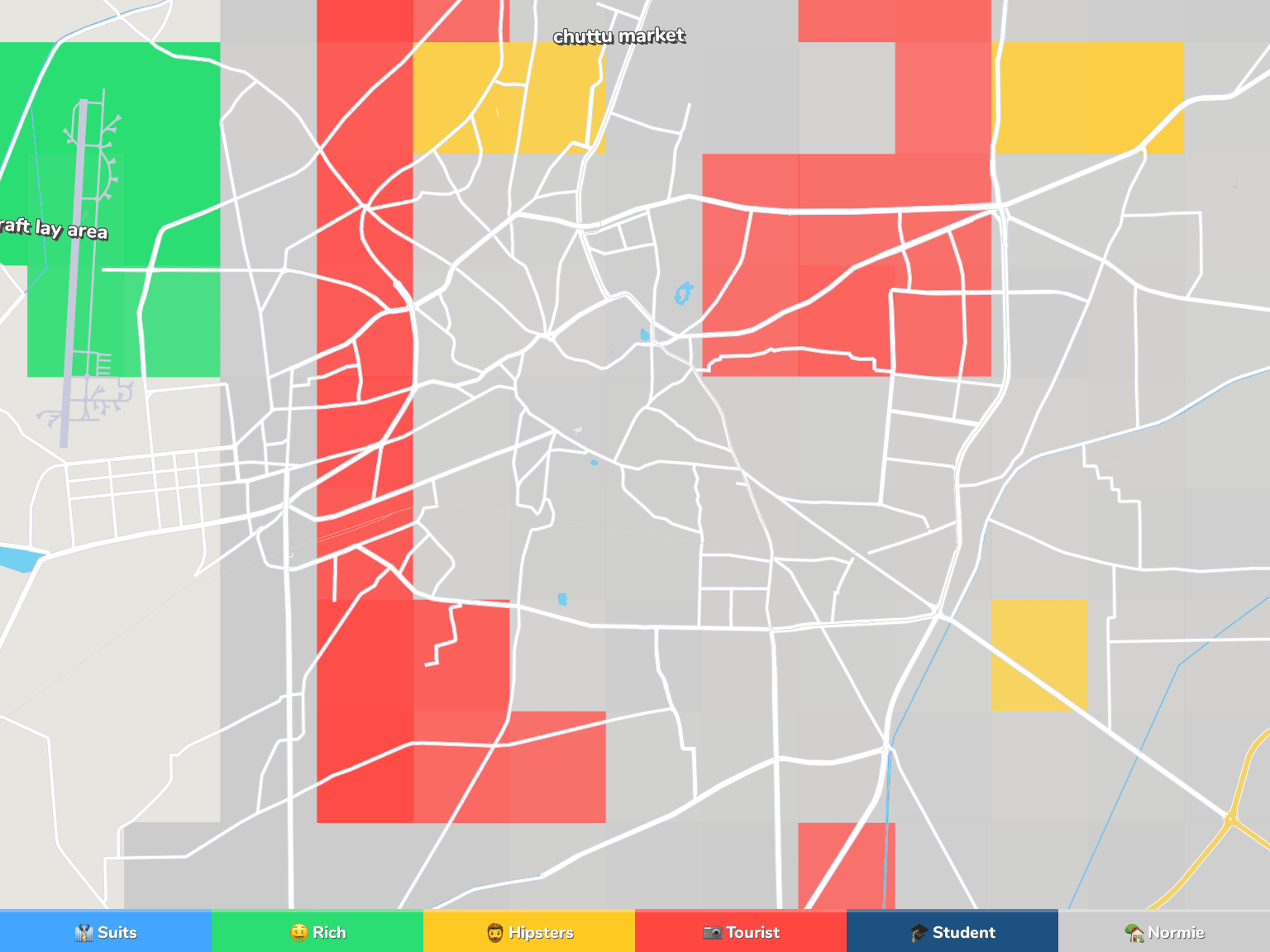 Multan Neighborhood Map