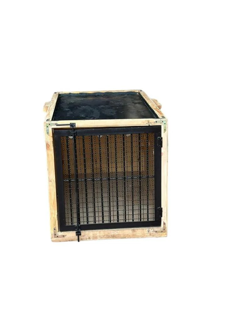 Airline Approved XXL Wood Dog Crate Hoof & Scale