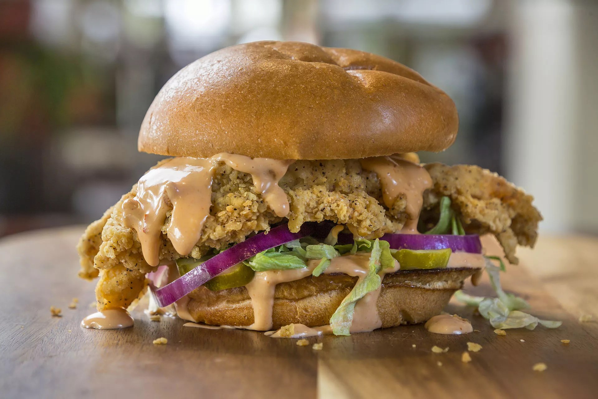 Crispy Chicken Sandwich Harry's Restaurant