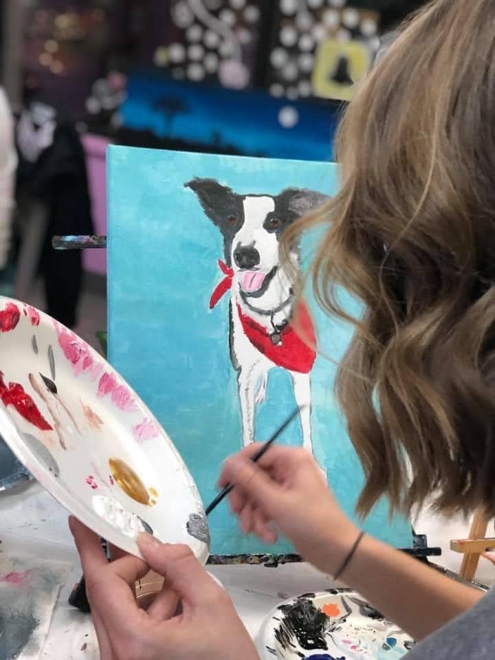 Paint Your Pet Event at La Fleur’s Winery Hooked On Painting