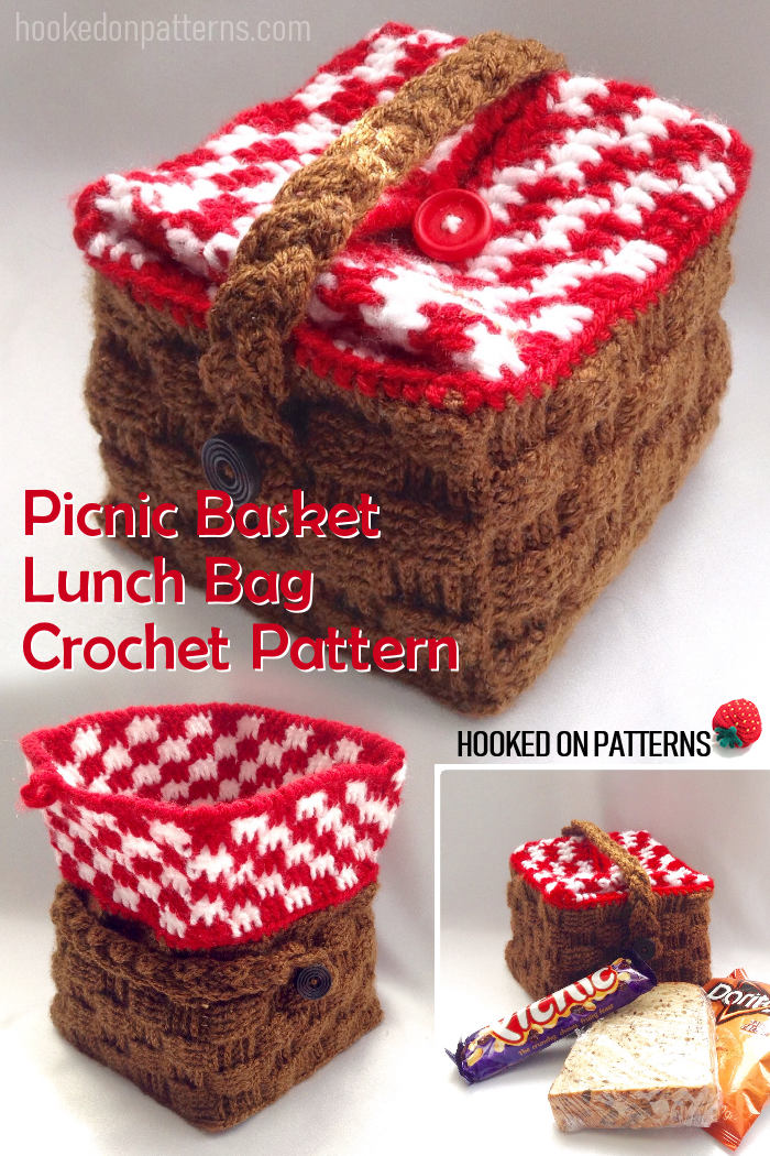 Crochet Picnic Basket Pattern Hooked On Patterns