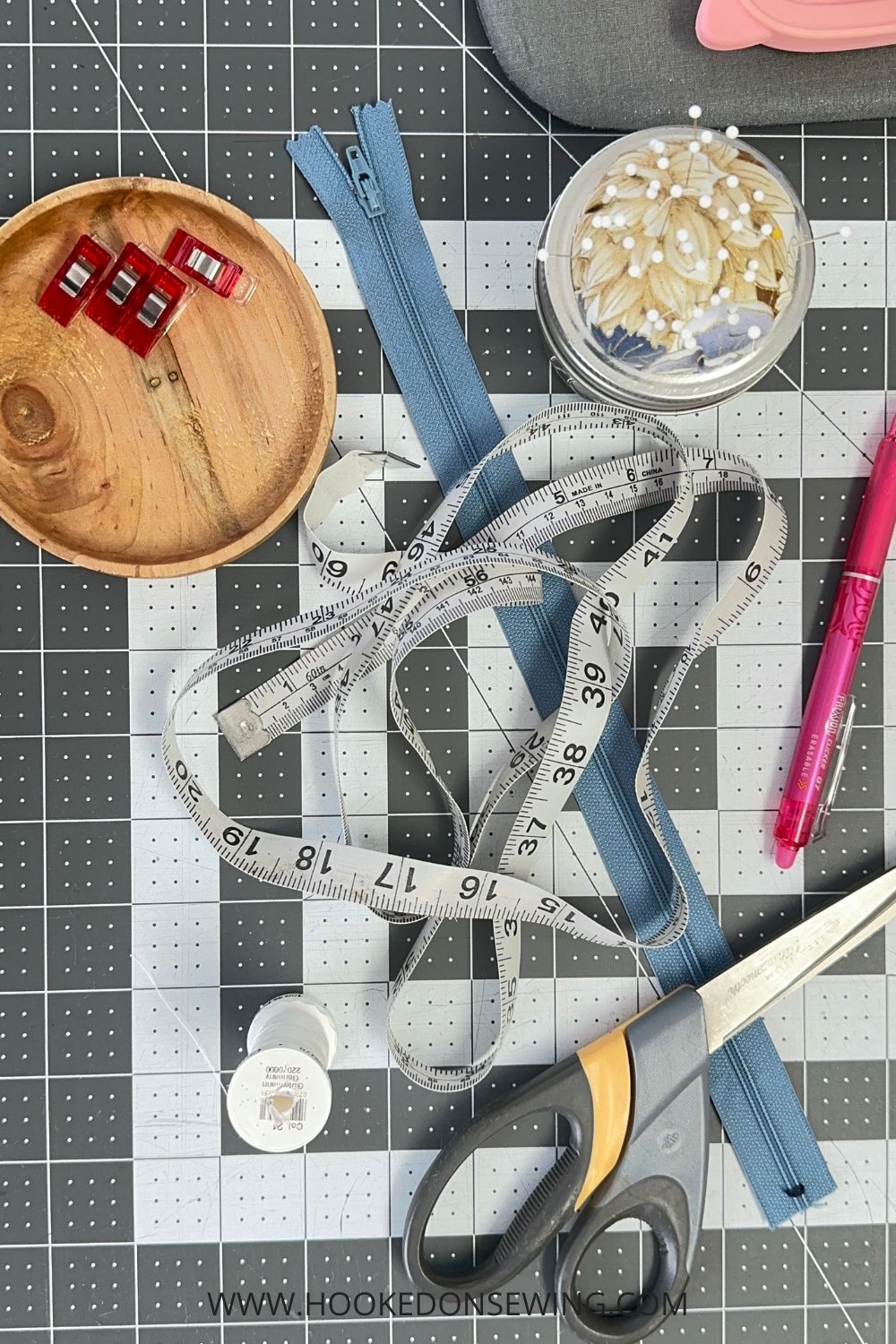 How to Shorten a Zipper Hooked on Sewing