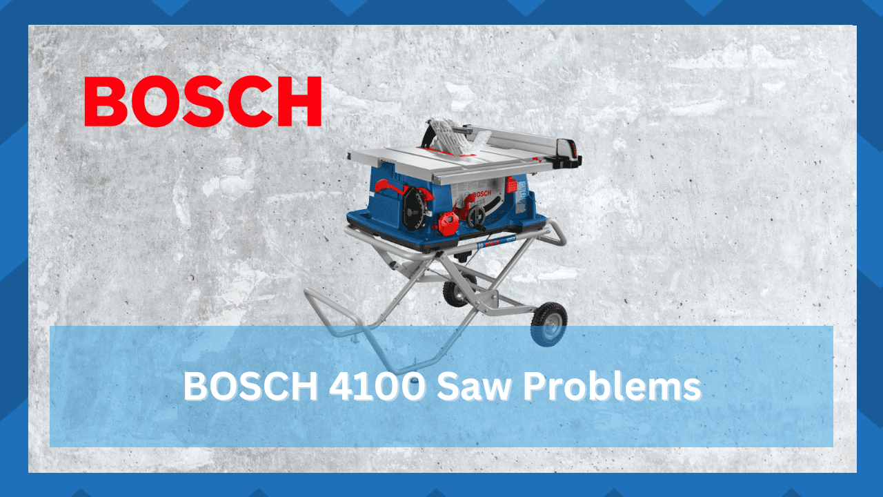 4 Common Bosch 4100 Saw Problems HookedOnTool