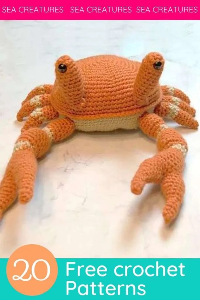 20 Free Crochet Sea Creatures Patterns Hookfully