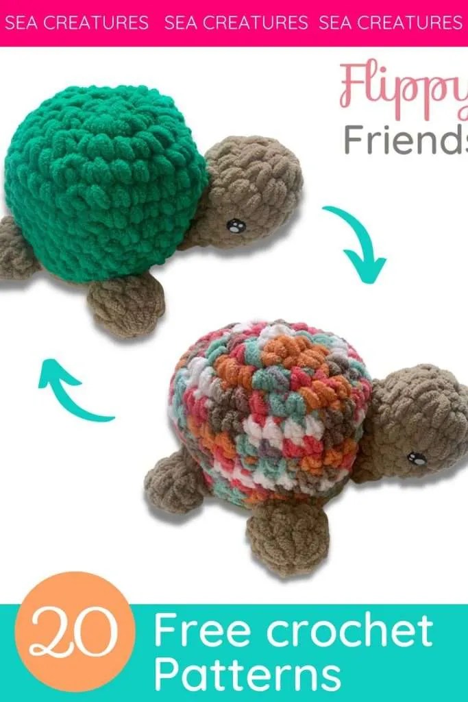 20 Free Crochet Sea Creatures Patterns Hookfully