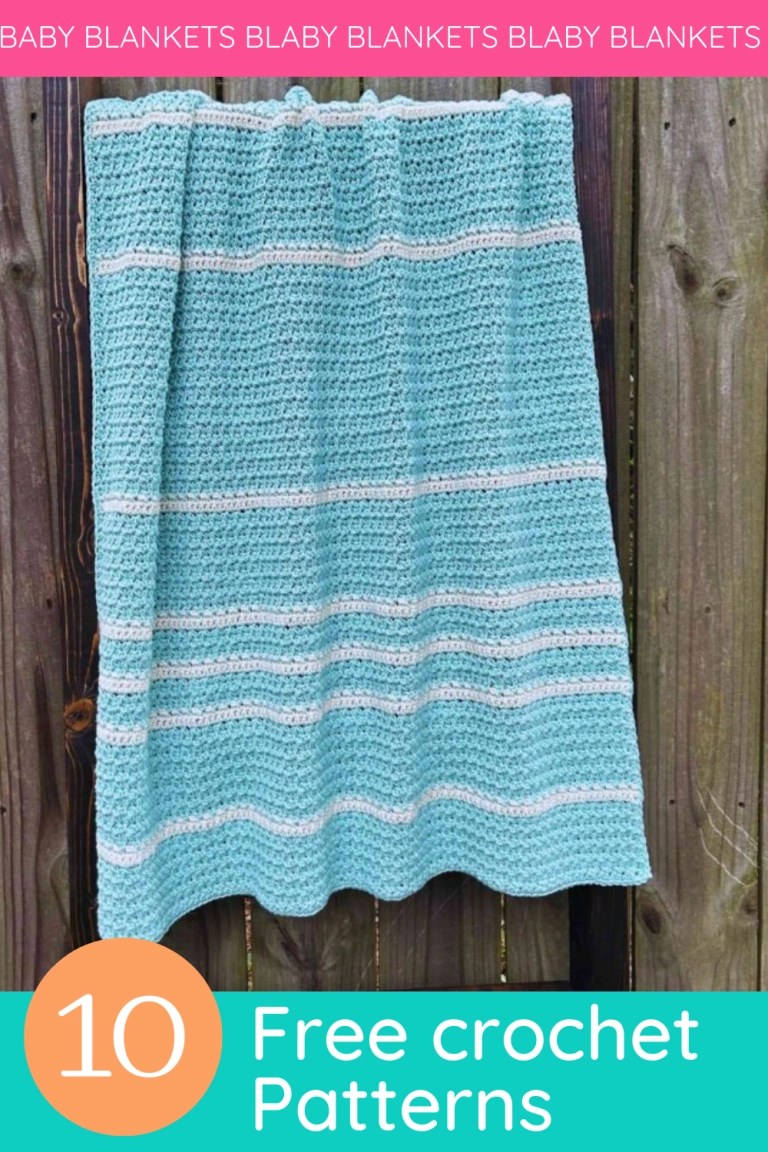 10 Crochet Baby Blankets Patterns Hookfully