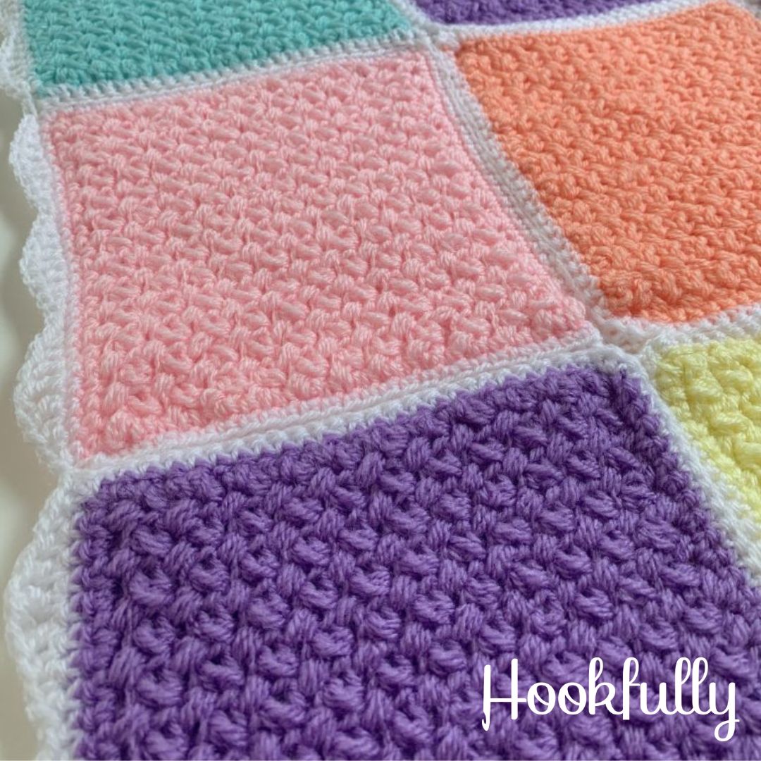 Busy Lizzy’s Patchwork Blanket Crochet Pattern Hookfully